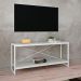 Rack Studio Snow e Branco 120 cm