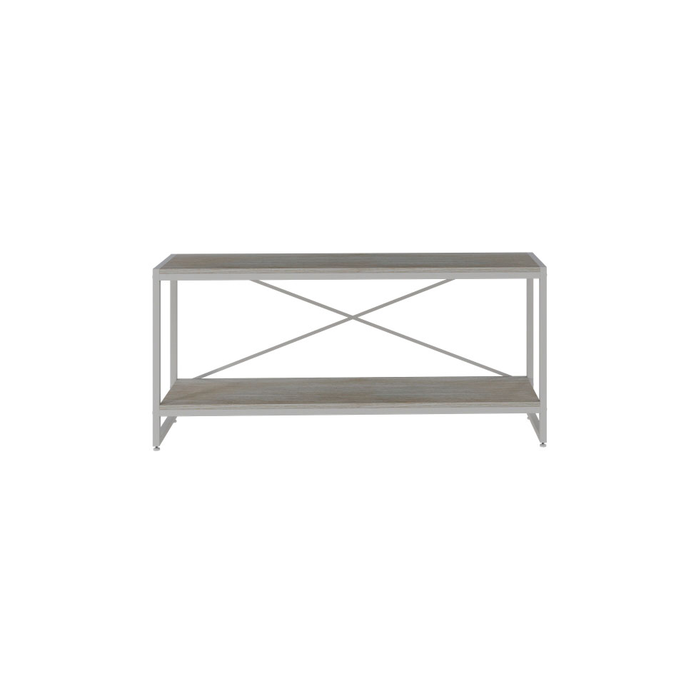 Rack Studio Snow e Branco 120 cm