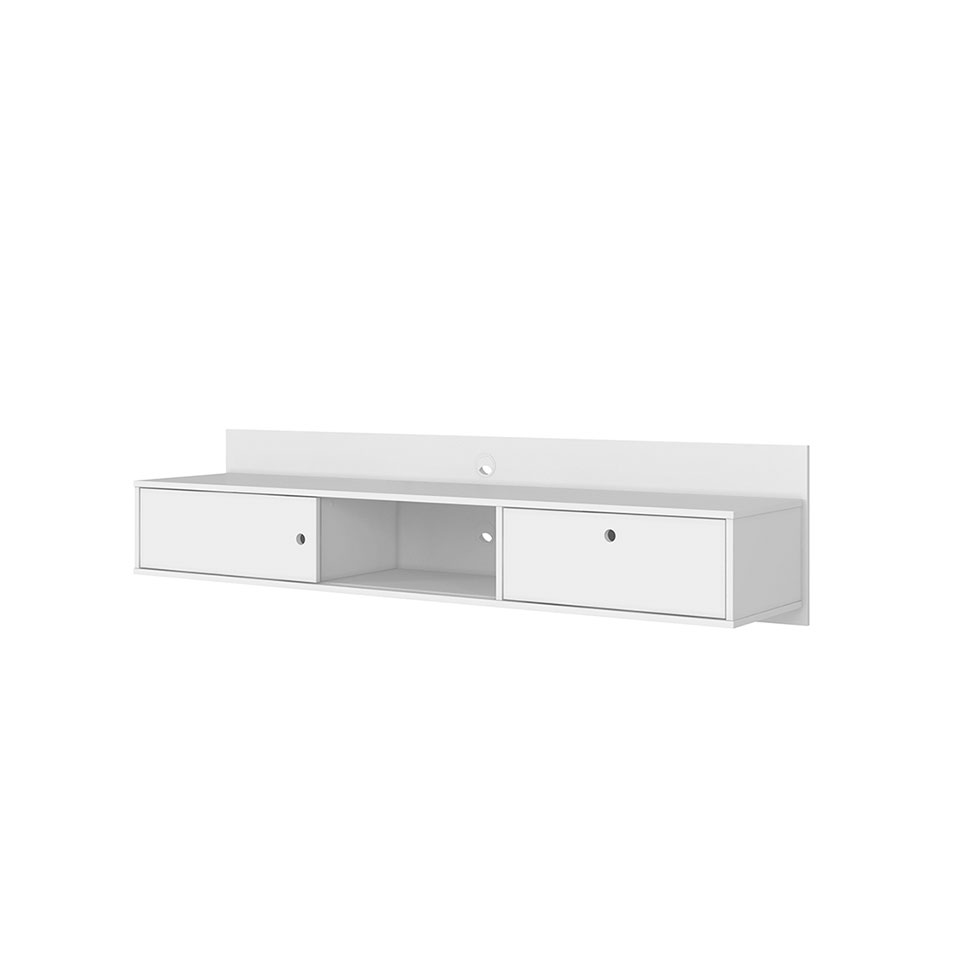 Rack Suspenso Renna Branco 162 cm