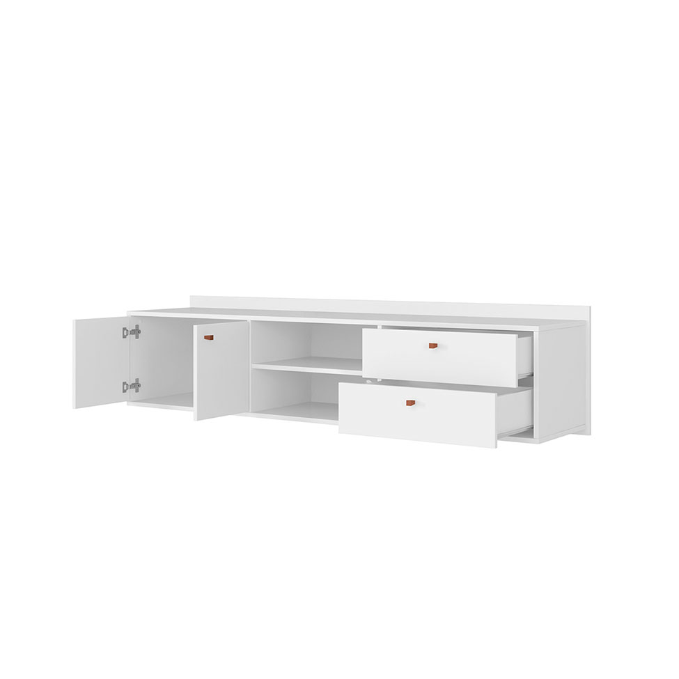 Rack Suspenso Torrens Branco 162 cm