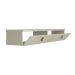 Rack Suspenso para TV até 50 Polegadas Line 2 Portas Off White 135 cm