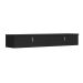 Rack Suspenso para TV até 50 Polegadas Line 2 Portas Preto 135 cm