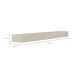 Rack Suspenso para TV até 70 Polegadas Pamplona 1 PT 2 GV Off White
