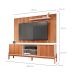 Rack Tannen 2 Portas com Painel Ripado para TV até 70 Polegadas Aeegon Freijó e Off White