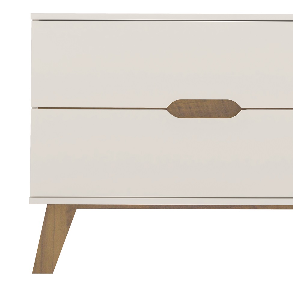 Rack Verona 2 GV Off White e Pinho 180 cm