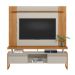 Rack com Painel Estensível para TV até 55 Polegadas 2 Portas Off White e Nature