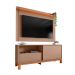 Rack com Painel Extensível até 65 Polegadas Mondrian 1 Porta 1 Gaveta Capuccino e Freijó