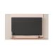 Rack com Painel Extensível até 65 Polegadas Mondrian 1 Porta 1 Gaveta Off White e Freijó