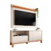 Rack com Painel Extensível até 65 Polegadas Mondrian 1 Porta 1 Gaveta Off White e Freijó