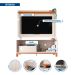 Rack com Painel Extensível até 65 Polegadas Mondrian 1 Porta 1 Gaveta Off White e Freijó