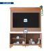 Rack com Painel Extensível até 65 Polegadas Mondrian 1 Porta Capuccino e Freijó