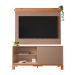 Rack com Painel Extensível até 65 Polegadas Mondrian 1 Porta Capuccino e Freijó