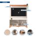 Rack com Painel Extensível até 65 Polegadas Mondrian 1 Porta Off White e Freijó