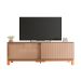 Rack com Painel Extensível até 65 Polegadas Mondrian 2 Portas Capuccino e Freijó
