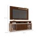 Rack com Painel Ripado para TV até 60 Polegadas New Oscar Havana e Fendi