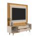 Rack com Painel para TV até 70 Polegadas Owen com LED 2 GV Tauari e Off White