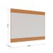 Rack com Painel para TV até 75 Polegadas Santorini 4 Portas Off White e Freijó