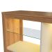 Rack par TV até 55 Polegadas Leona com LED Mel e Arenas 136 cm