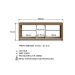 Rack par TV até 55 Polegadas Leona com LED Mel e Arenas 136 cm