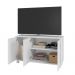 Rack para TV até 40 Polegadas Luna 3 PT Branco 90 cm