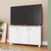 Rack para TV até 40 Polegadas Luna 3 PT Branco 90 cm