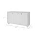 Rack para TV até 40 Polegadas Luna 3 PT Branco 90 cm
