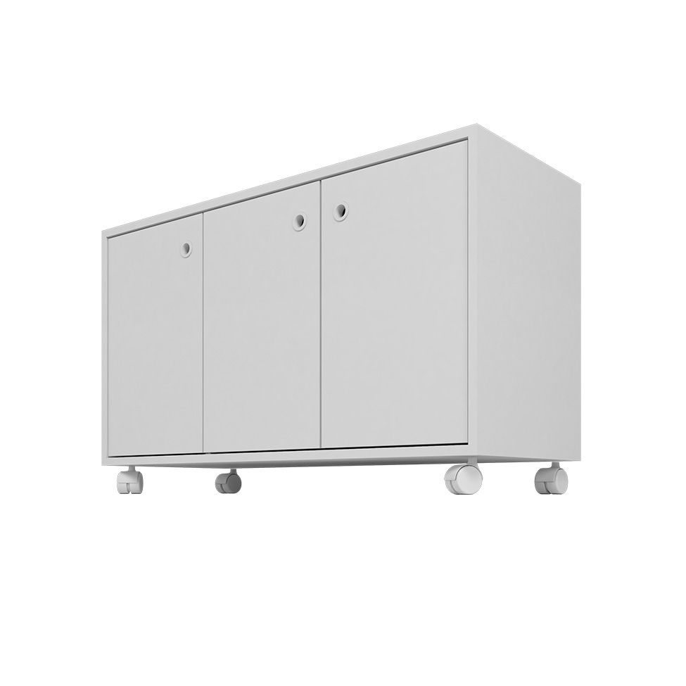 Rack para TV até 40 Polegadas Luna 3 PT Branco 90 cm