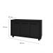 Rack para TV até 40 Polegadas Vienne 3 PT Preto 90 cm