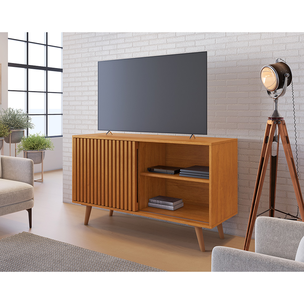 Rack para TV até 43 Polegadas Carinho 1 PT Cinamomo