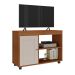 Rack para TV até 47 Polegadas Sampa 1 PT Cinamomo e Off White 91 cm