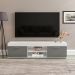 Rack para TV até 50 Polegadas Edgeware 2 PT Branco e Cinza
