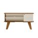 Rack para TV até 50 Polegadas Frank 1 PT Cinamomo e Off White