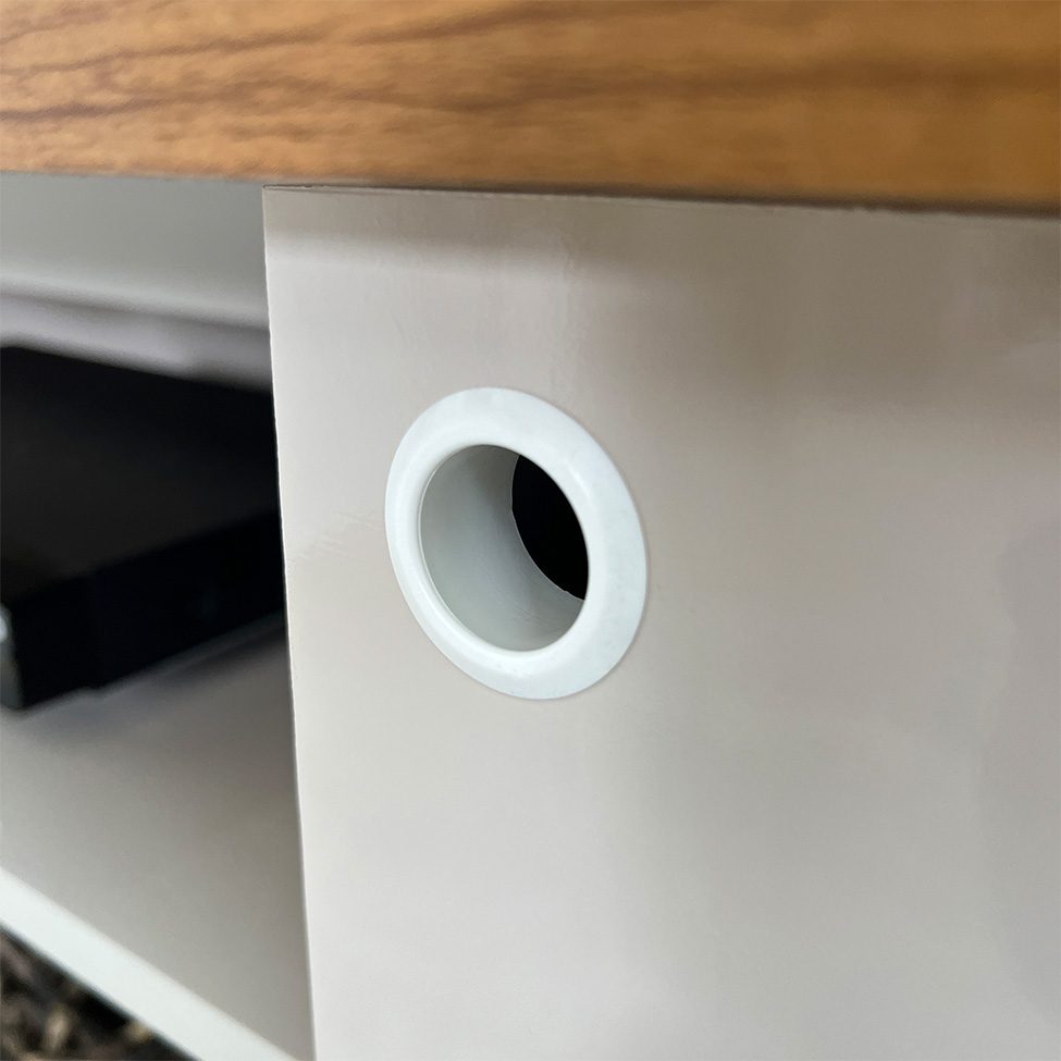 Rack para TV até 50 Polegadas Frank 1 PT Cinamomo e Off White
