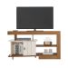 Rack para TV até 50 Polegadas Royal 1 PT Cinamomo e Off White