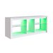 Rack para TV até 55 Polegadas com LED Leo Branco 136 cm