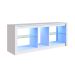 Rack para TV até 55 Polegadas com LED Leo Branco 136 cm