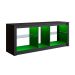 Rack para TV até 55 Polegadas com LED Leo Preto 136 cm