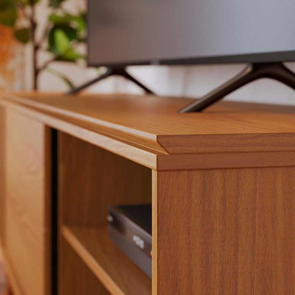 Rack para TV até 60 Polegadas Otawa 1 Porta Freijó