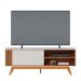 Rack para TV até 60 Polegadas Otawa 1 Porta Off White e Freijó