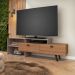 Rack para TV até 60 Polegadas Sunset 2 PT Mel e Fendi 180 cm