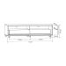 Rack para TV até 65 Polegadas Andorra com LED 2 GV Cedro e Off White