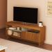 Rack para TV até 65 Polegadas City 1 PT Cinamomo e Off White