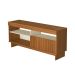 Rack para TV até 65 Polegadas City 1 PT Cinamomo e Off White