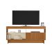 Rack para TV até 65 Polegadas City 1 PT Cinamomo e Off White