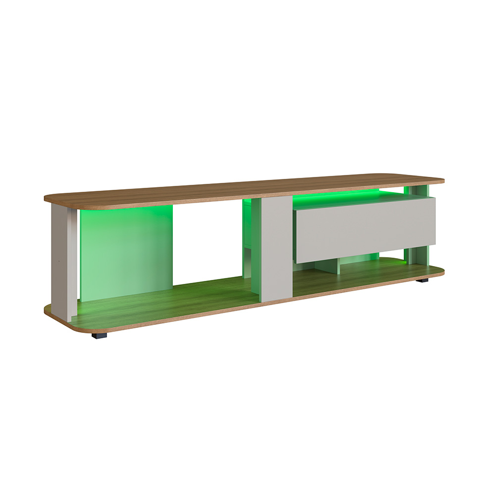 Rack para TV até 65 Polegadas Grace com LED 1 GV Arenas e Mel