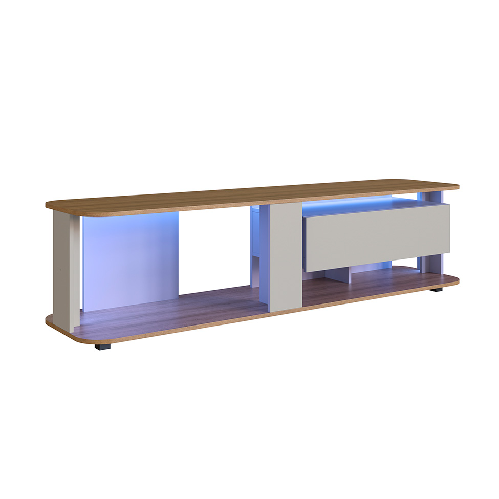 Rack para TV até 65 Polegadas Grace com LED 1 GV Arenas e Mel