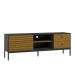 Rack para TV até 65 Polegadas Industrial Dior 1 PT 2 GV Preto 162 cm