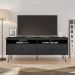 Rack para TV até 65 Polegadas Libery 4 PT Preto 160 cm