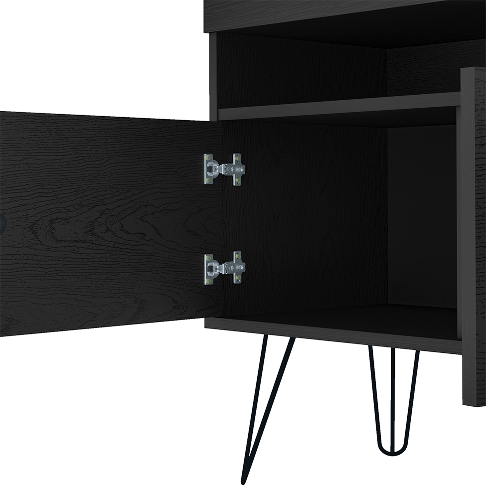 Rack para TV até 65 Polegadas Libery 4 PT Preto 160 cm