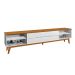 Rack para TV até 65 Polegadas Limit 2 GV Branco e Nature 181 cm